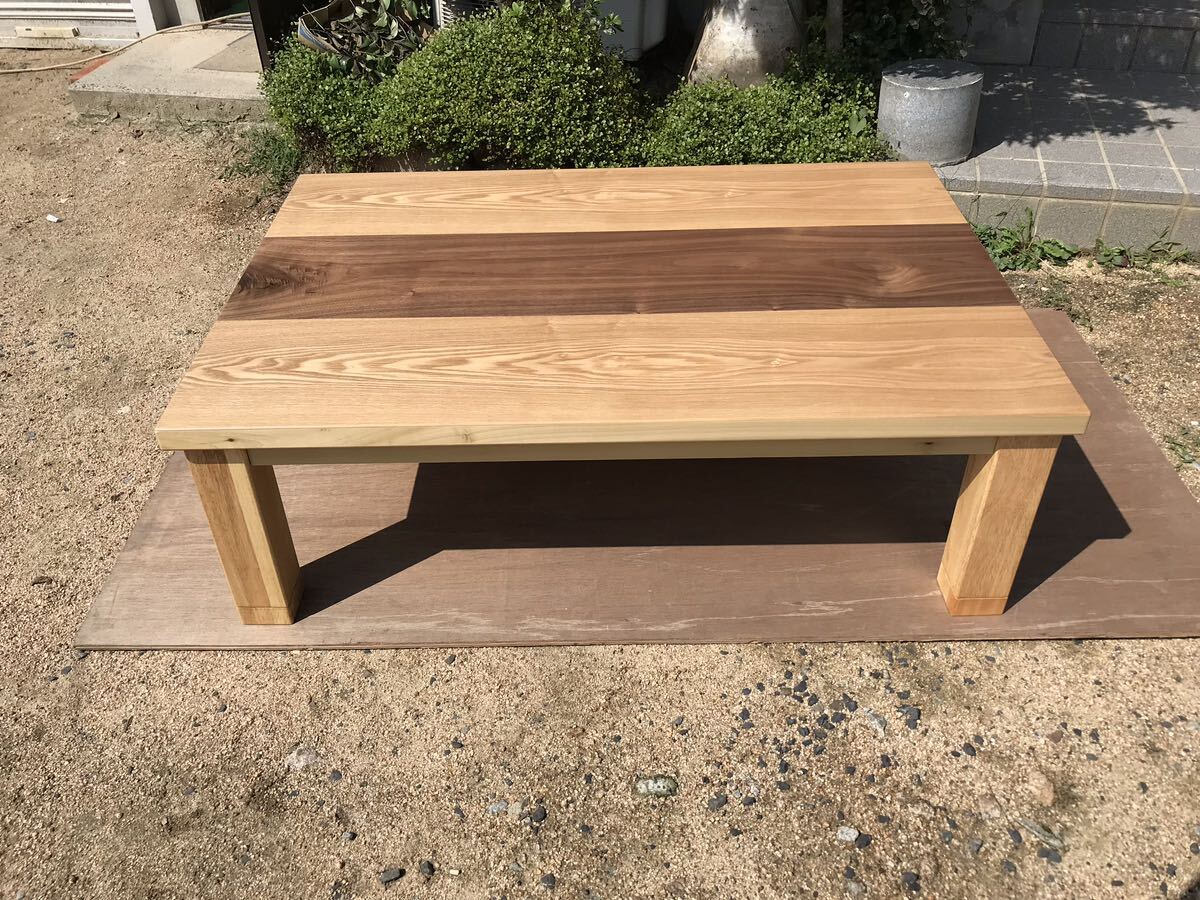 リビングこたつ105ウォールナット日本製・ヒーター別売り拍卖