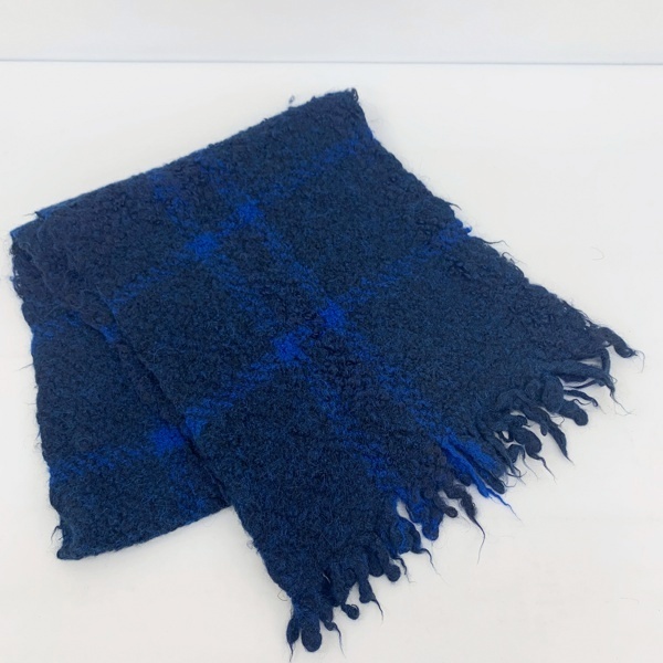 ファリエロサルティ チェック柄 マフラー ストール 美品 防寒 通勤 ビジネス 通学 プレゼント 贈り物 Faliero Sarti 服飾 DF13295■拍卖