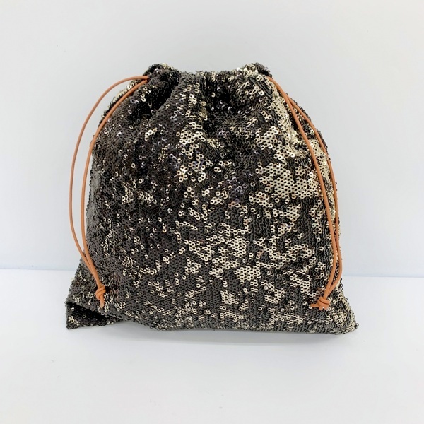 マリアラローザ ADAM ET ROPE’別注 SMALL BAG スパンコール 巾着 バッグ カバン ポーチ 美品 コンパクト MARIA LA ROSA 鞄 IF14147■拍卖