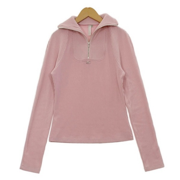 Kijun 24AW Corduroy Half Zip-Up Top コーデュロイ ハーフジップ カットソー 新品同様 韓国 袋付き タグ付き キジュン トップス IL14681■拍卖