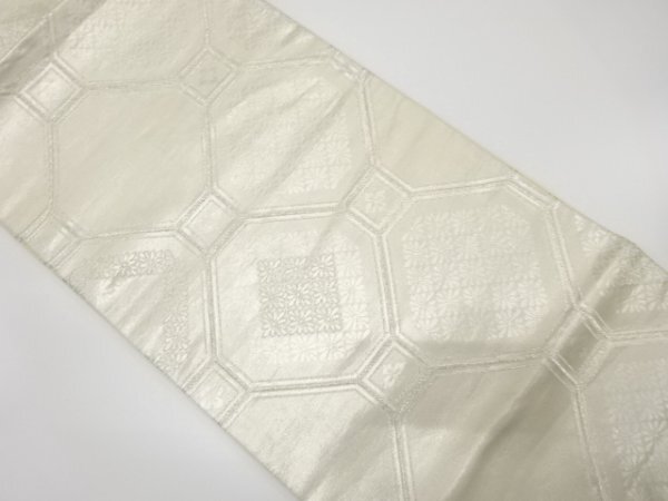 ys7317811; 宗sou 蜀江に花菱模様織り出し袋帯(着用可)【アンティーク】【着】拍卖