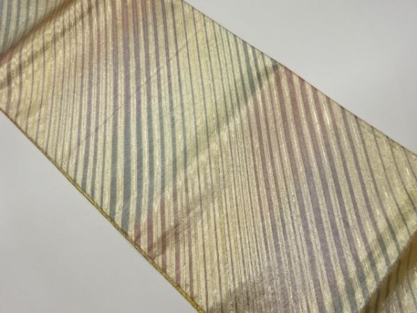 ys7326295; 宗sou 斜線尽くし模様織出しリバーシブル全通袋帯【着】拍卖