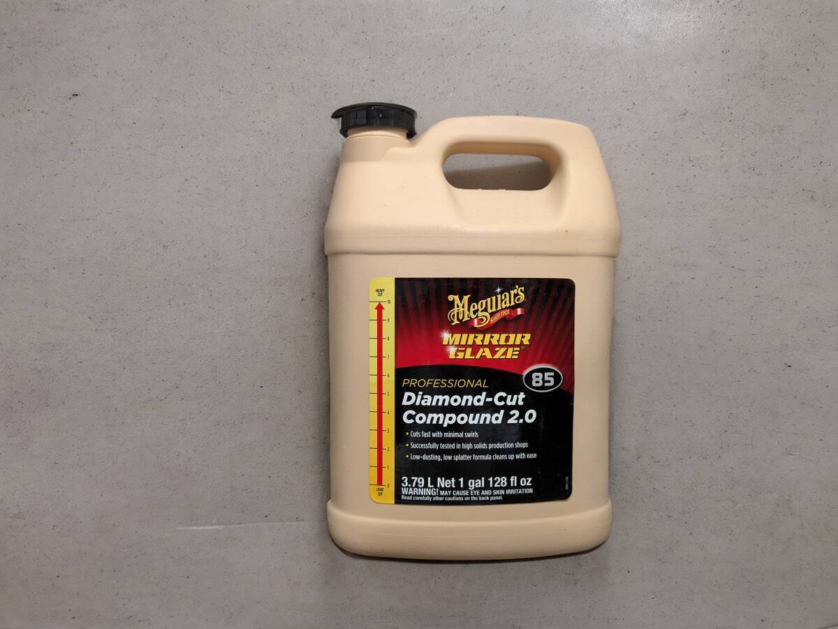 メグワイヤ―DiamondCutCompound 3.79リッター M8501 コンパウンドマグワイヤー極細目タイプ自動車塗膜研磨.拍卖