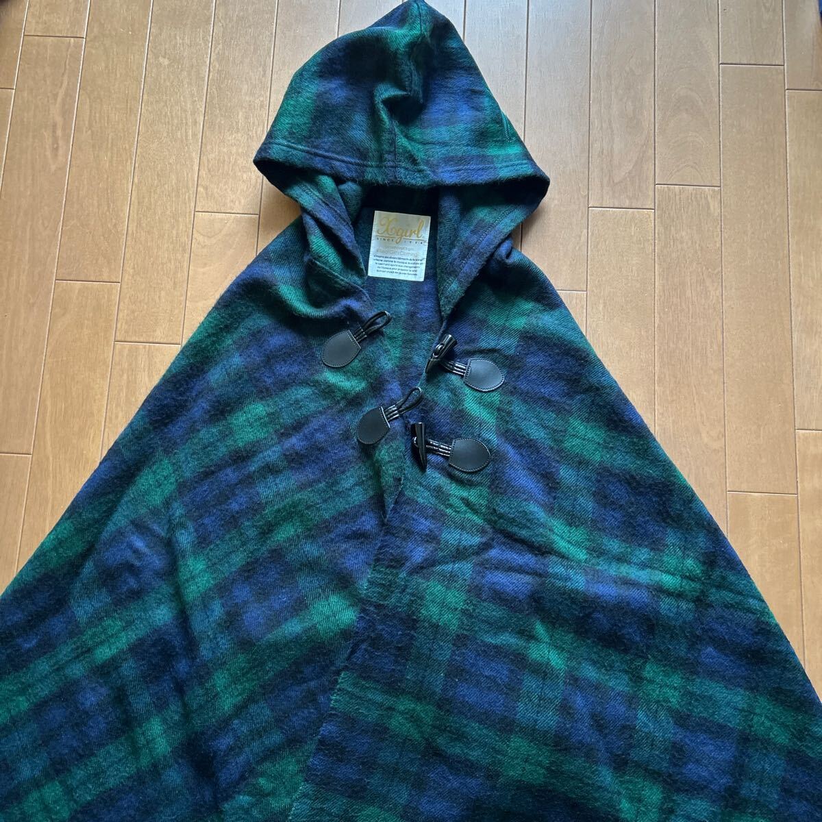 ☆美品!X-girlチェックストール/ダッフル★拍卖