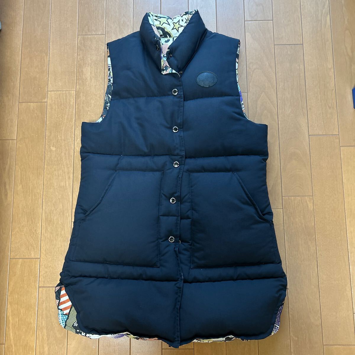 ☆美品!ヒステリックグラマーダウンベストリバーシブル/FREEサイズ★拍卖