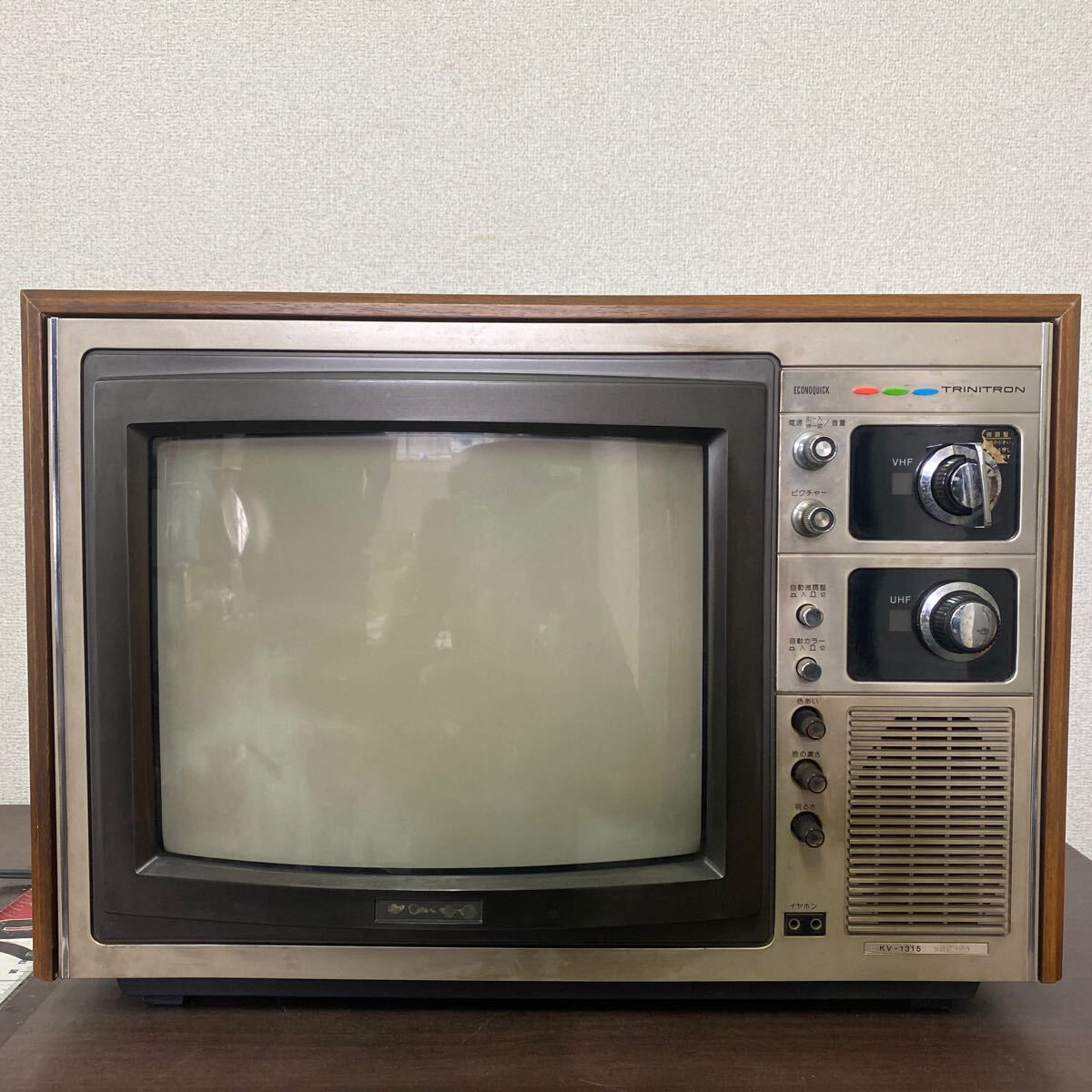 テレビ カラーテレビ ブラウン管テレビ ソニー SONY TRINITRON KV-1315 昭和レトロ コレクション インテリア 電化製品 当時物 ジャンク/規1拍卖