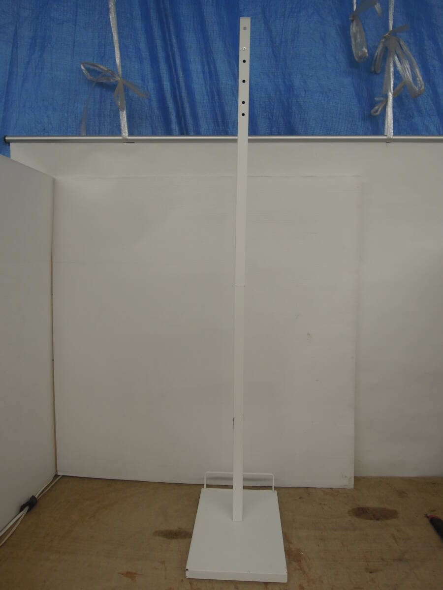 ♪クリーナースタンド 汎用 ホワイト サイズ約:W21.5-D32.5-H126cm 送料は説明欄※ 現状品扱い ■120拍卖