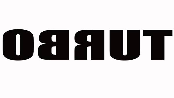 ターボ TURBO 反転 ステッカー 2枚セット 162拍卖