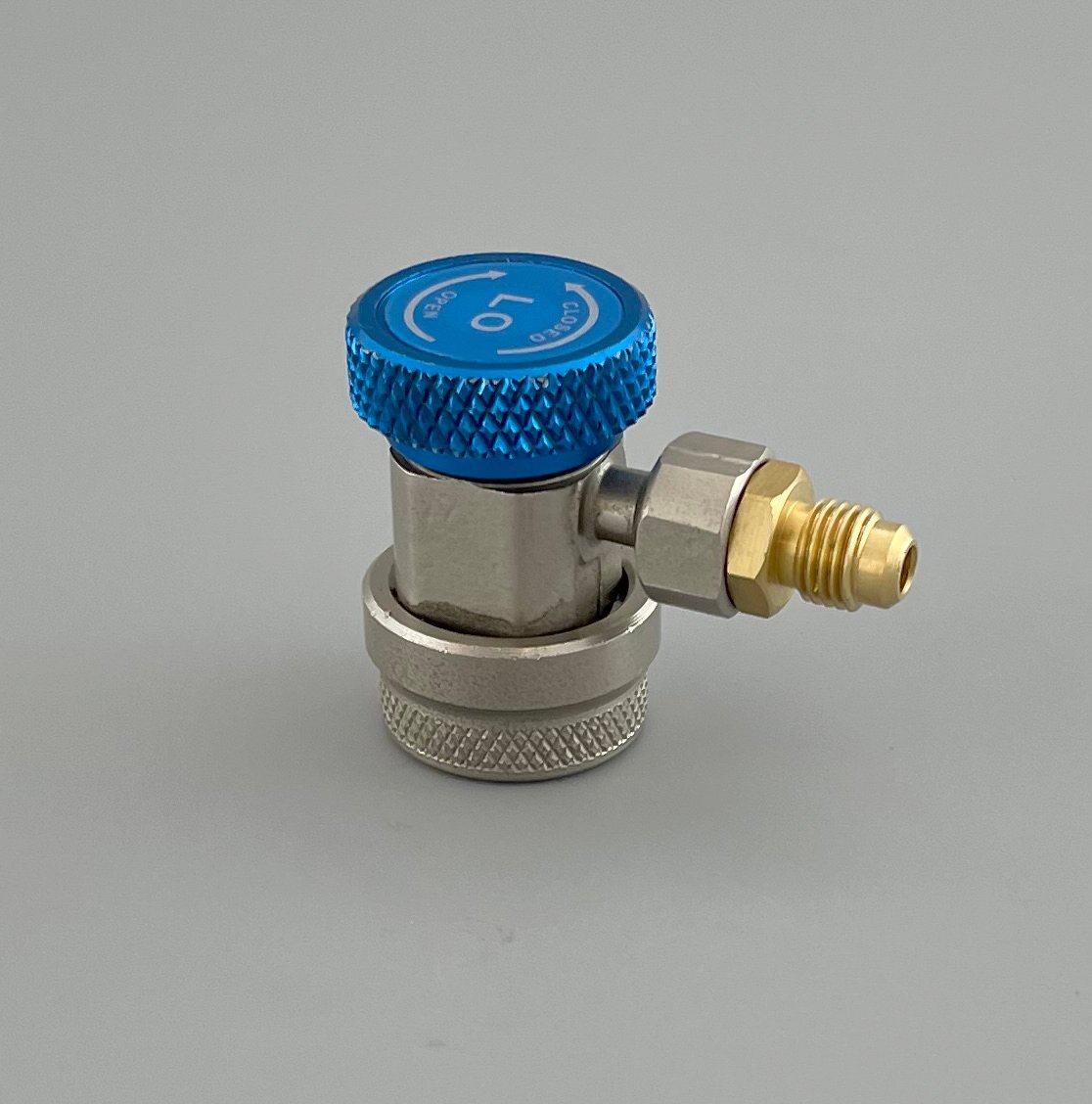 ガスチャージ 低圧用クイックバルブ ガスチャージャー 青 エアコンガス 1409拍卖