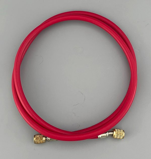 ガスチャージ 高圧用ホース 赤 ガスチャージャー エアコンガス 1.5m 1406拍卖