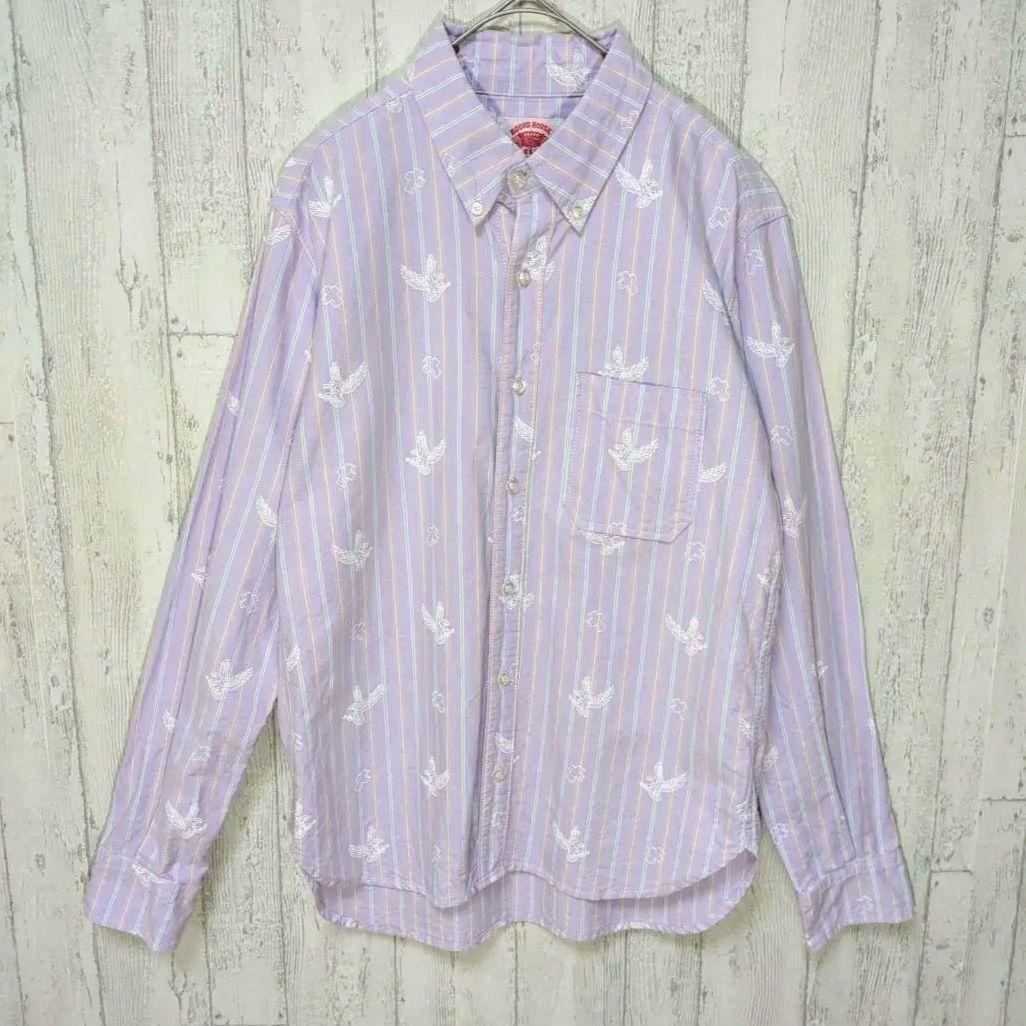 ラウンドハウス ROUNDHOUSE 総柄シャツ ハーレー ビンテージチョッパー #hs19拍卖