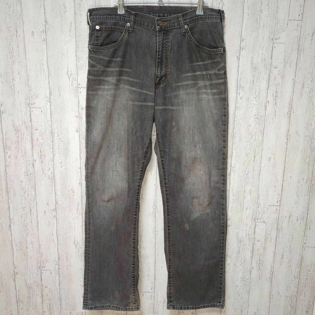 Wrangler ブラックデニム 90s ヤレ感 古着 アメカジ #h1126拍卖