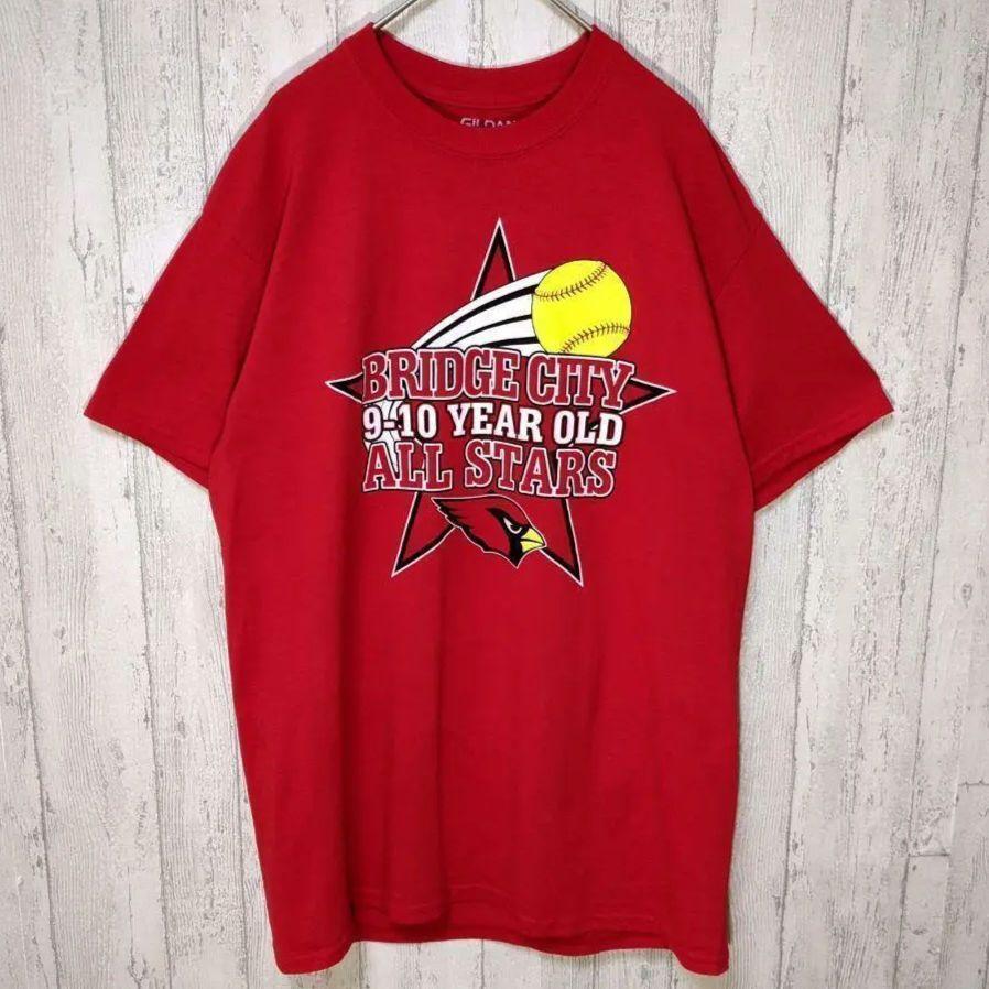 USA古着 カレッジ ソフトボールTシャツ アメカジスタイル ビッグプリント #h103拍卖