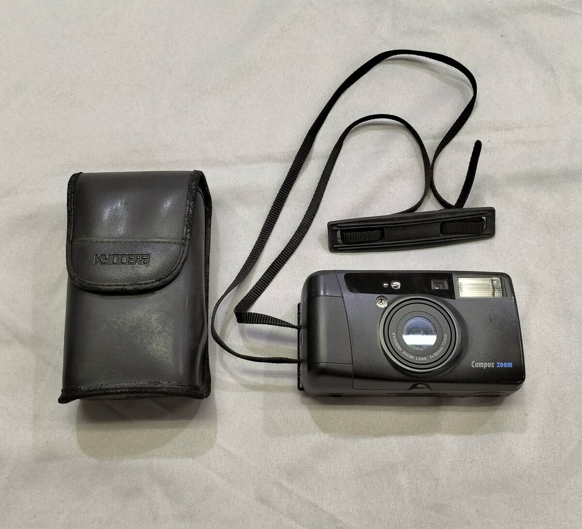 佐川発送 京セラ カメラキャンパスズーム ジャンク品 黒 01拍卖