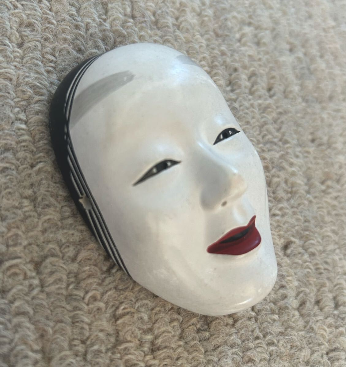 能面 ミニサイズ お面 小面 陶器製 伝統工芸 コレクション インテリア拍卖