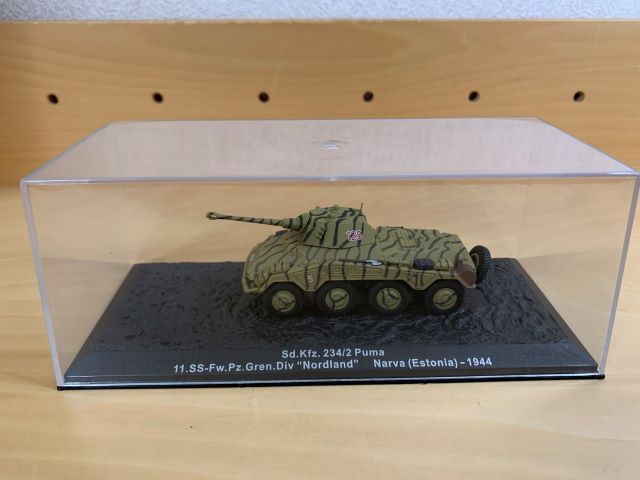 コンバット タンク コレクション 28 プーマ Sd.Kfz 234/2 ドイツ 8輪重装甲偵察車 画像現状渡し デアゴスティーニ拍卖