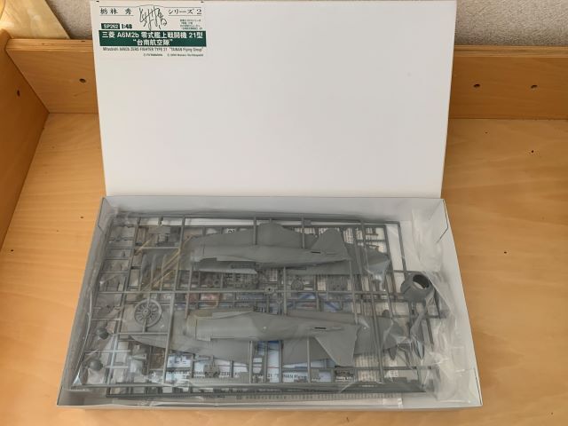 1/48 ハセガワ 零式艦上戦闘機 21型 台南航空隊 未開封 栃林秀シリーズ2 三菱 A6M2b拍卖