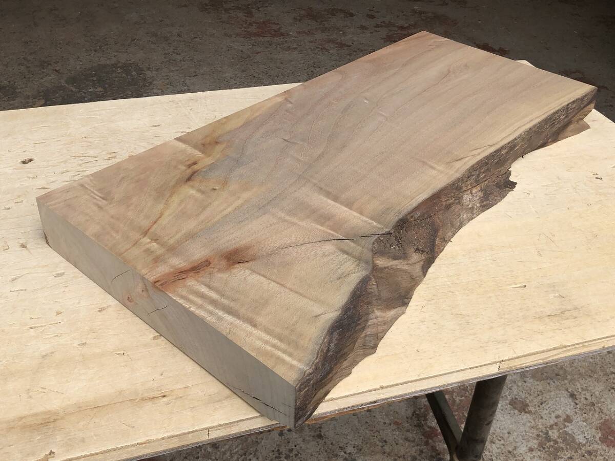 送料無料!楠【Y221H】635×250~328×55mm 樟 クス 杢 木工 DIY 材木 木材 乾燥材 天然木 無垢材《銘木すずめや》拍卖