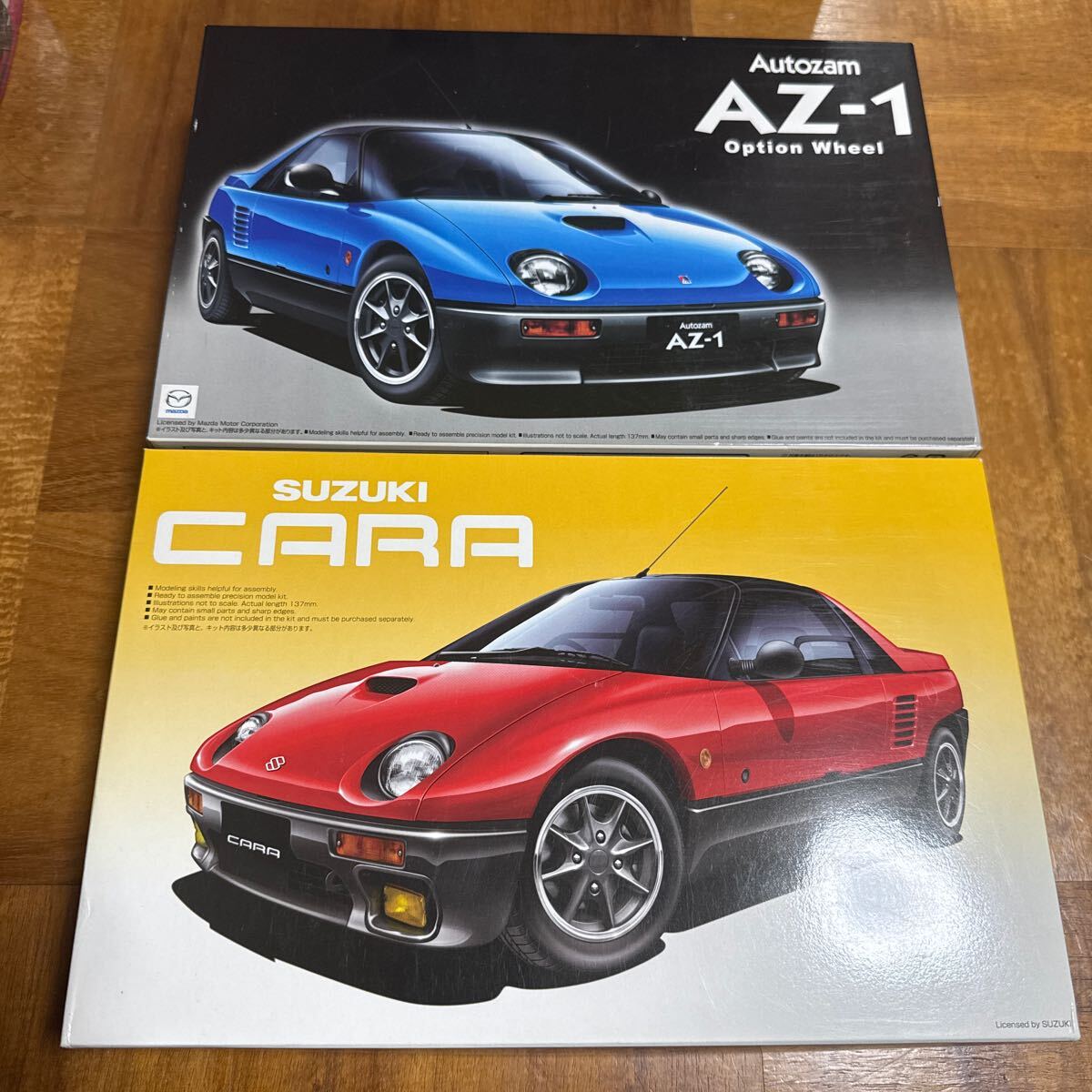 絶版 希少 アオシマ 1/24 スズキ キャラ オートザム AZ-1 オプションホイール ザ・ベストGT 拍卖