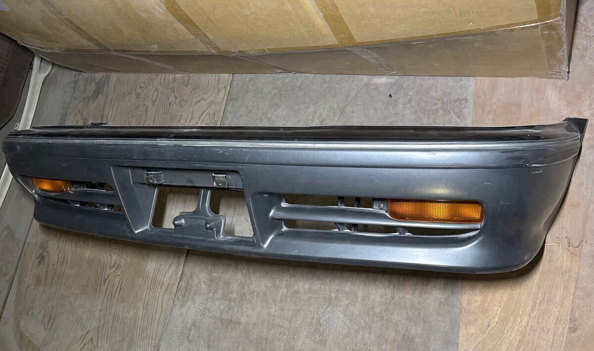 希少 JZX81 マーク2 マークⅡ 後期 2.5GT フロントバンパー ビッグバンパー 加工無し バンパー 2.5 1JZ GX81 ウィンカー ホースメント 拍卖