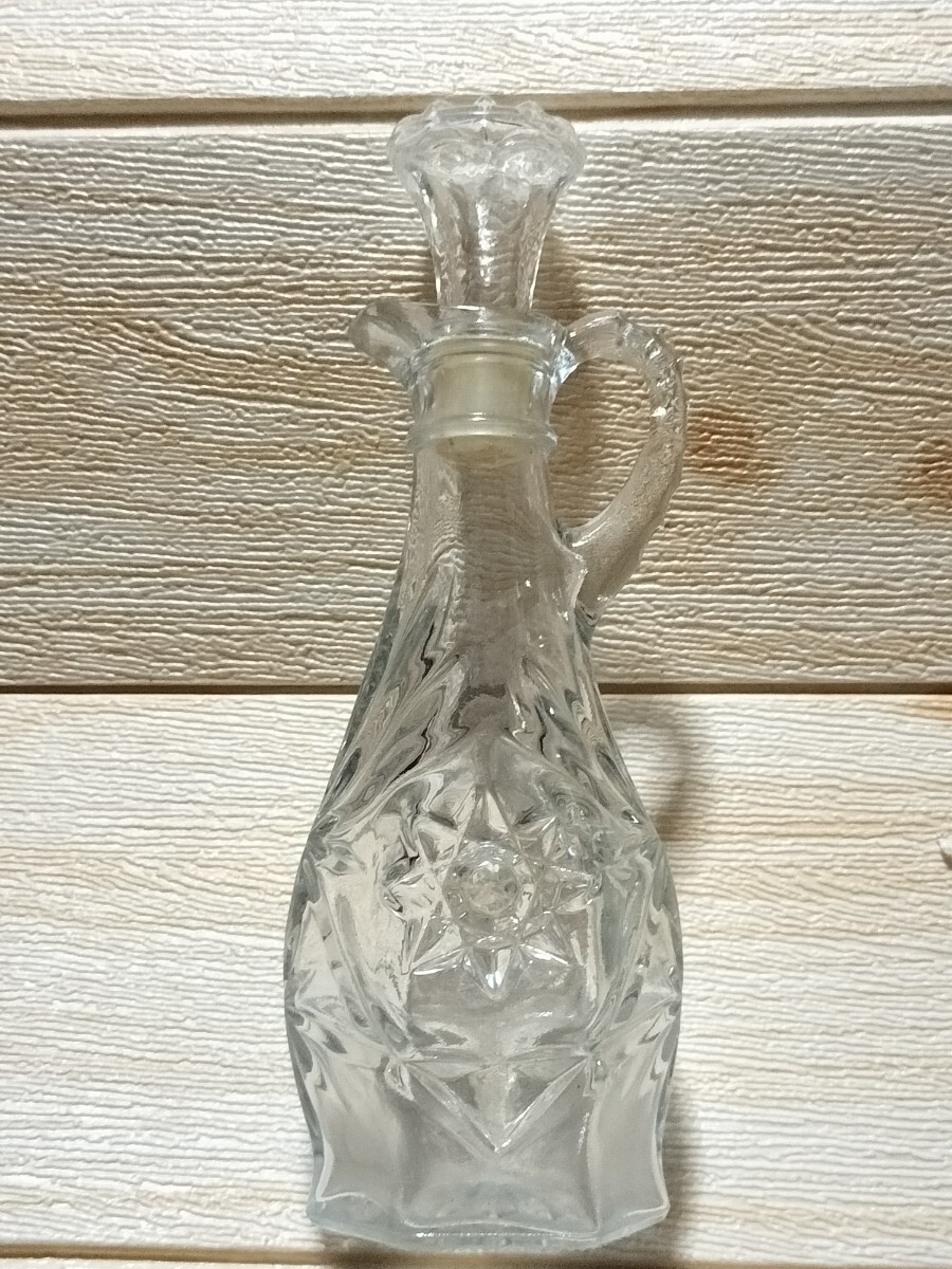 レア!イギリス!オイルボトル!キラキラ ボトル!ビンテージ !ガラス製!s1家3拍卖