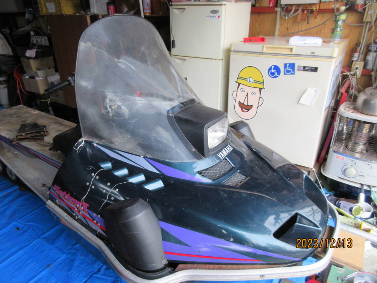 在庫1点物 新品売切り YAMAHA純正 スノーモービル フロントスクリーン 新品未使用品・希少パーツ 保管品 ET410TR部品拍卖