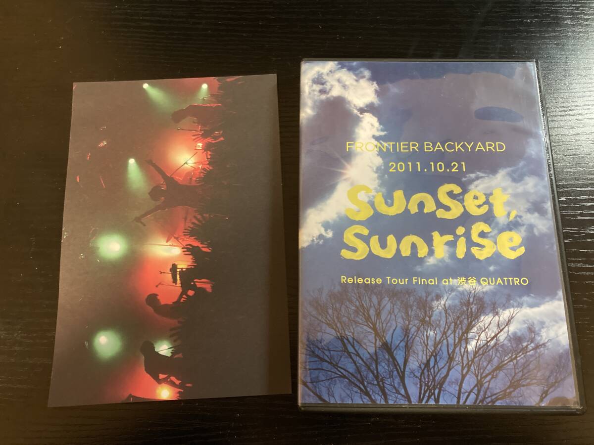 FRONTIER BACKYARD 2011.10.21 sunset,sunrise Release Tour Final AT 渋谷QUATTRO DVD拍卖
