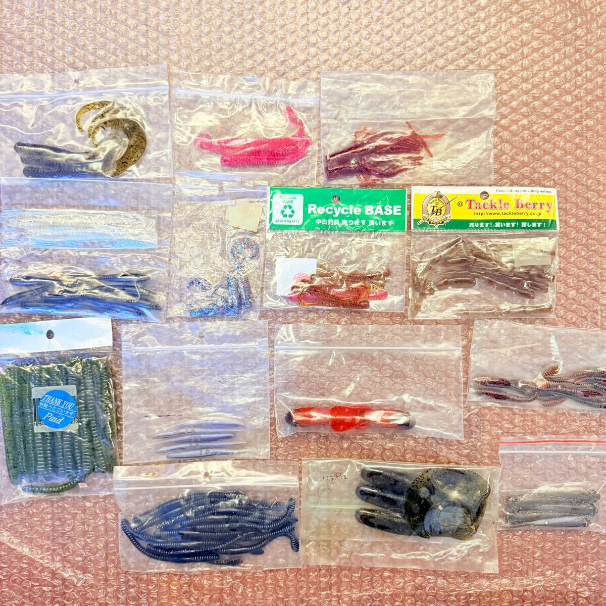 送料無料『バス釣り ワーム 大量セット』ワームセット 開封済み 未使用 ③306拍卖