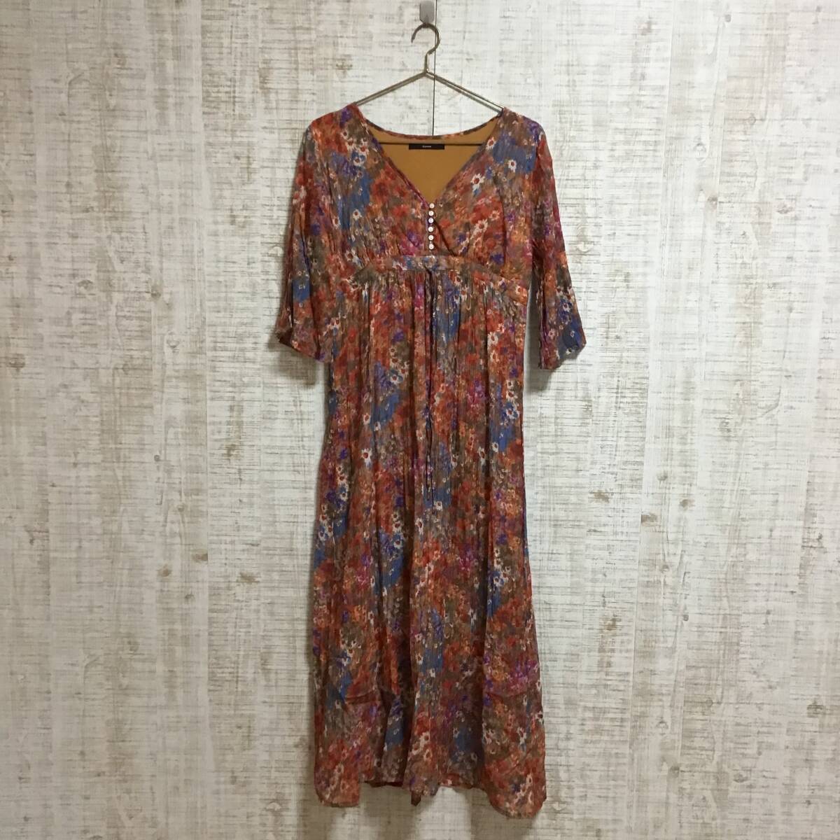 A617◇Kastane|カスタネ ロングワンピース 赤 サイズ不明 拍卖