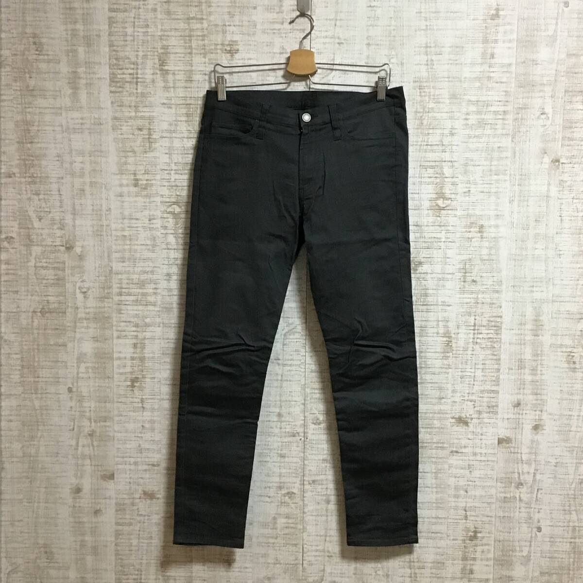 H10◇AZUL|アズール ストレートパンツ 黒 サイズM拍卖