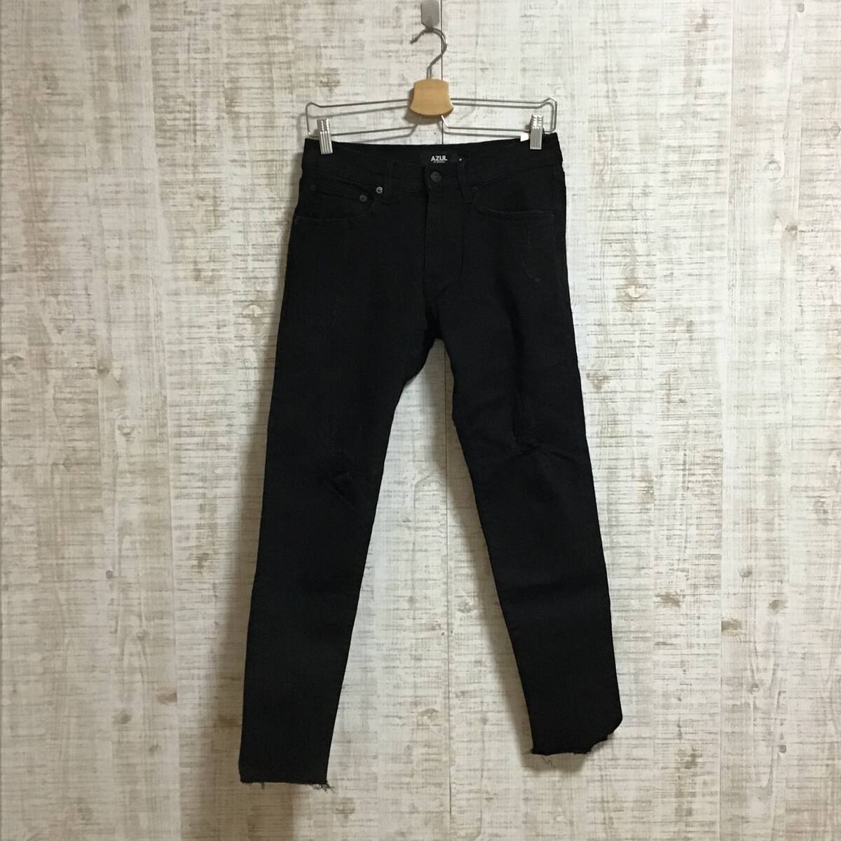 H10◇AZUL|アズール スキニーデニム ブラック サイズM拍卖