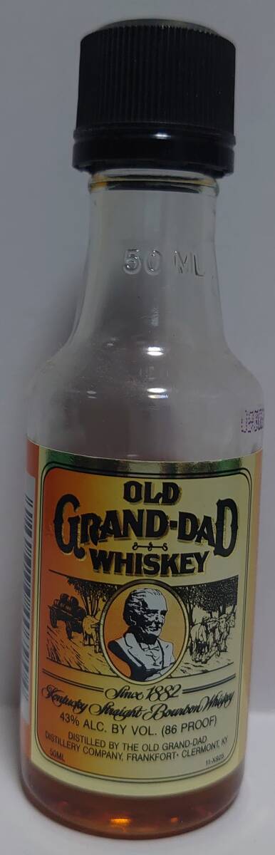 ミニボトル バーボン・ウイスキー「OLD GRAND-DAD」 03010拍卖