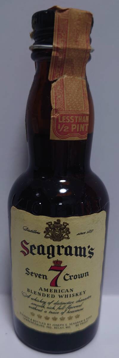 ミニボトル バーボン・ウイスキー「Seagram’s」 02007拍卖