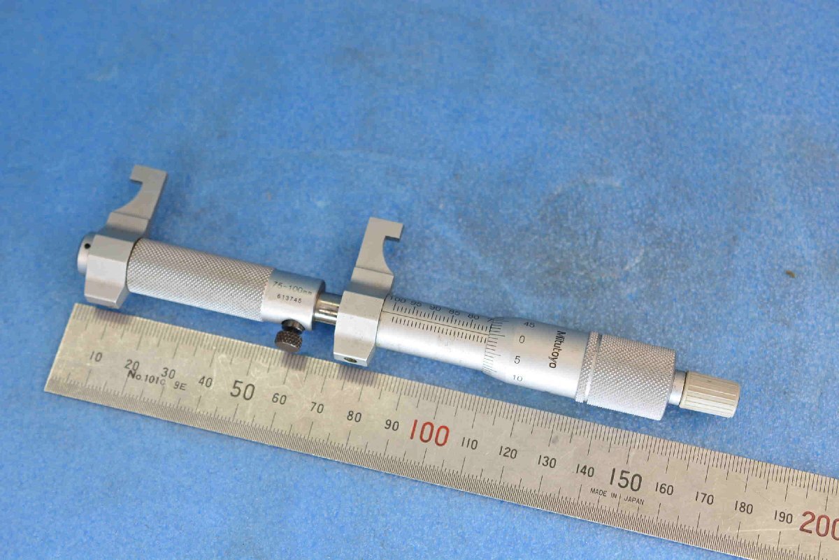 ミツトヨ 75-100 内側 インサイド キャリパー形 マイクロメータ 中古拍卖