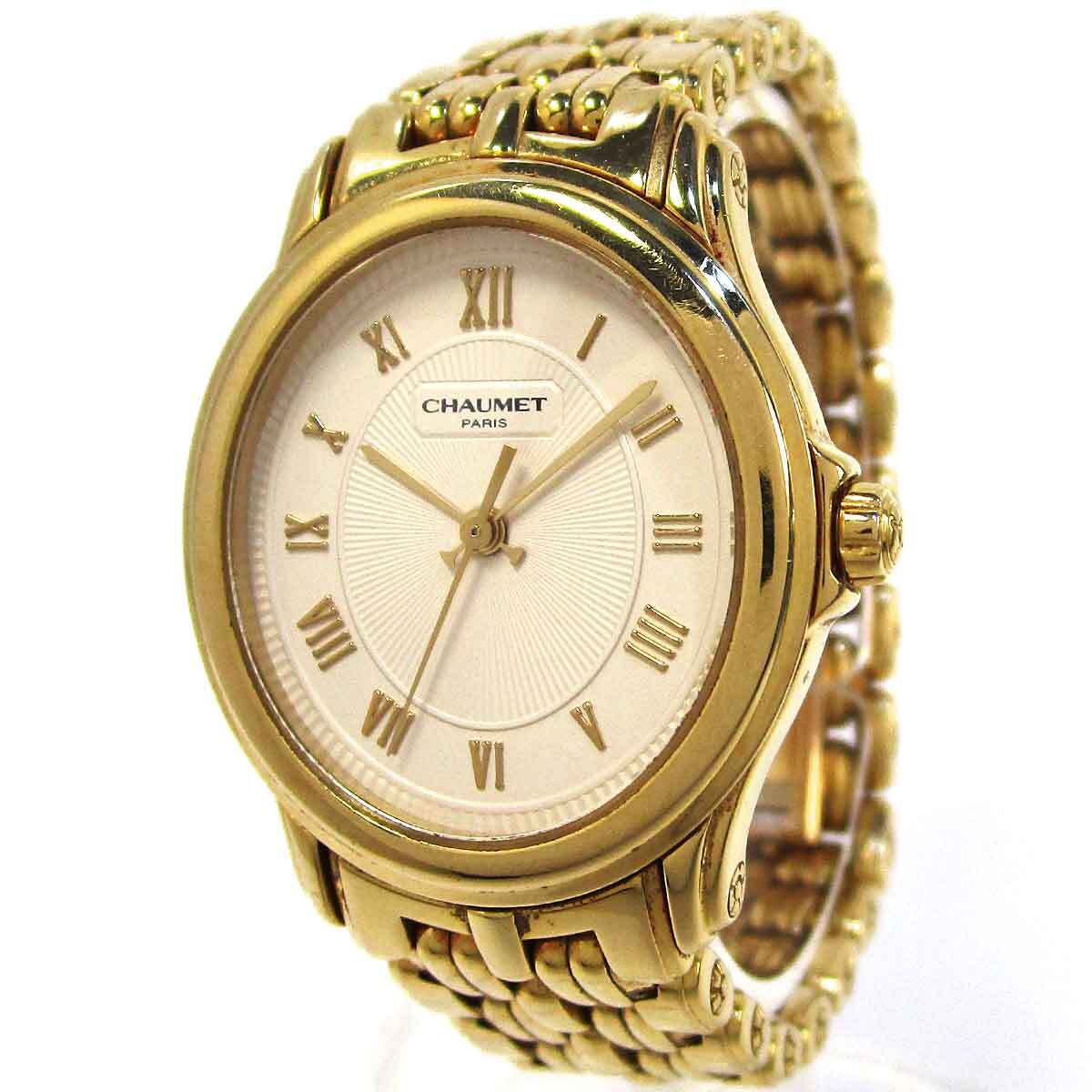 ショーメ レディースドレスウォッチ K18 金無垢 21A-517 中古 グレード:AB・洗浄のみ サンヤ質店拍卖