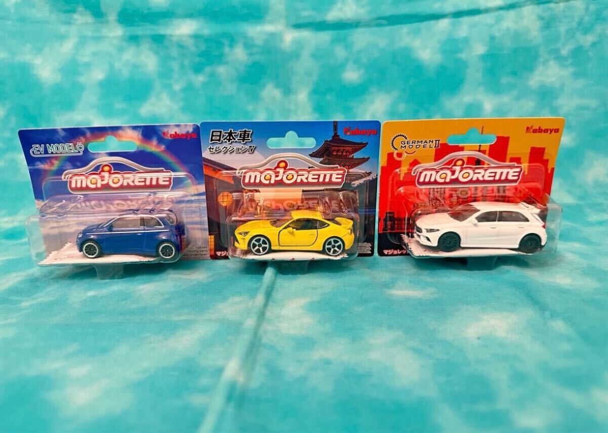 マジョレットミニカー トヨタ86+ フィアット 500 アイコン+ メルセデス AMG A 35 3種セット日本車セレクションIV German EV コレクション拍卖