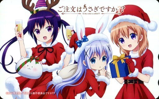 テレホンカード リゼ チノ ココア ご注文はうさぎですか?? 電撃G’sマガジン 2016年1月号 誌上通販品 限定品 テレカ まんがタイムきらら拍卖