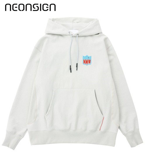 ○★新品未使用 NEONSIGN (ネオンサイン) プルオーバーパーカー 46 グレー★○拍卖