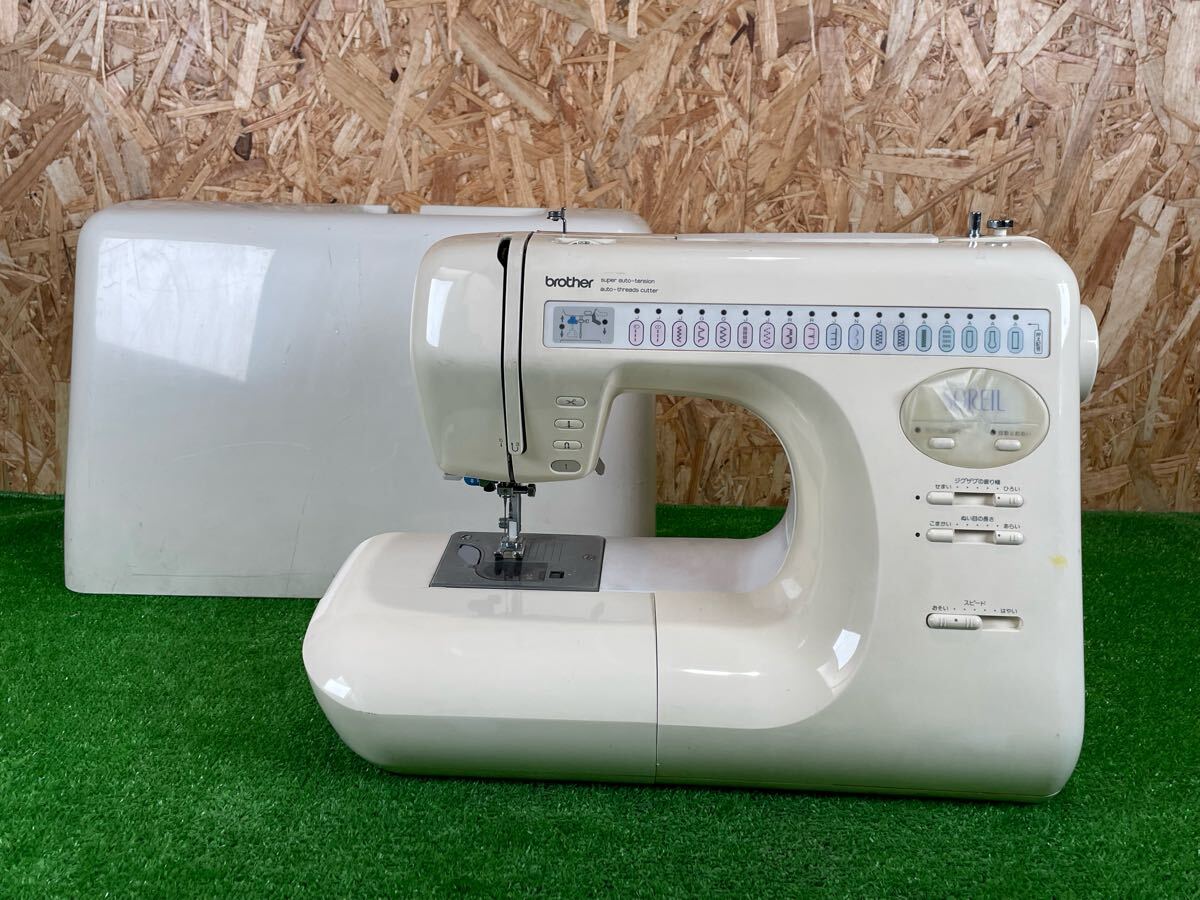 3B25 コンピューターミシン brother ブラザ SOREIL ZZ3-B823 ミシン ハンドクラフト 通電OK 現状品拍卖