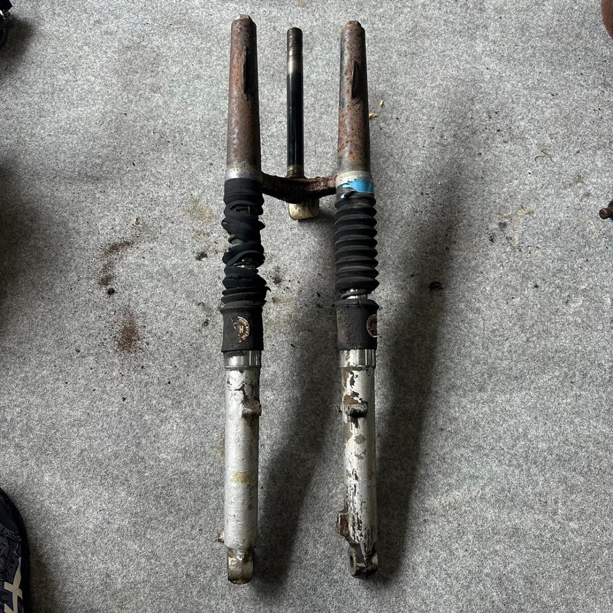 s90 cs90 フロントフォーク ショック サスペンション ステム 純正 ノーマル ホンダ拍卖