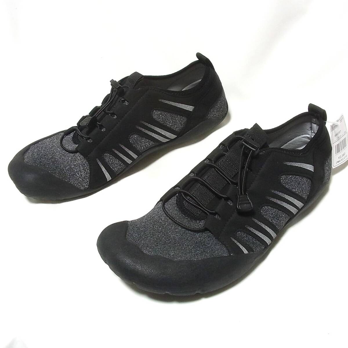 未使用 KENNETH ケネス ウォーターシューズ 28.0cm◎黒×グレー◎足型 サンダル◎アウトドア レジャーなどに拍卖
