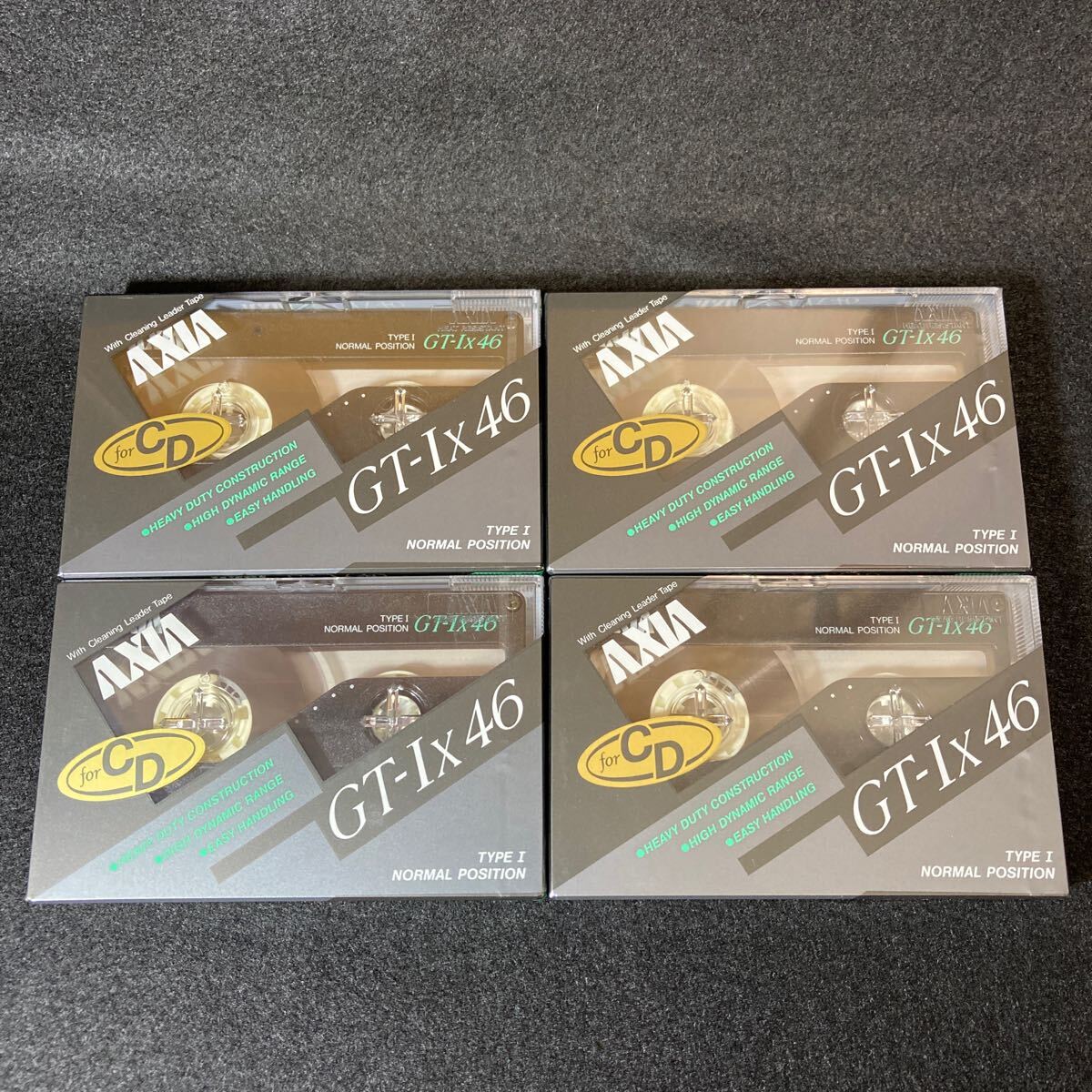 未使用 AXIA GT-Ix46 GT-Ⅰx46 カセット カセットテープ 4本拍卖