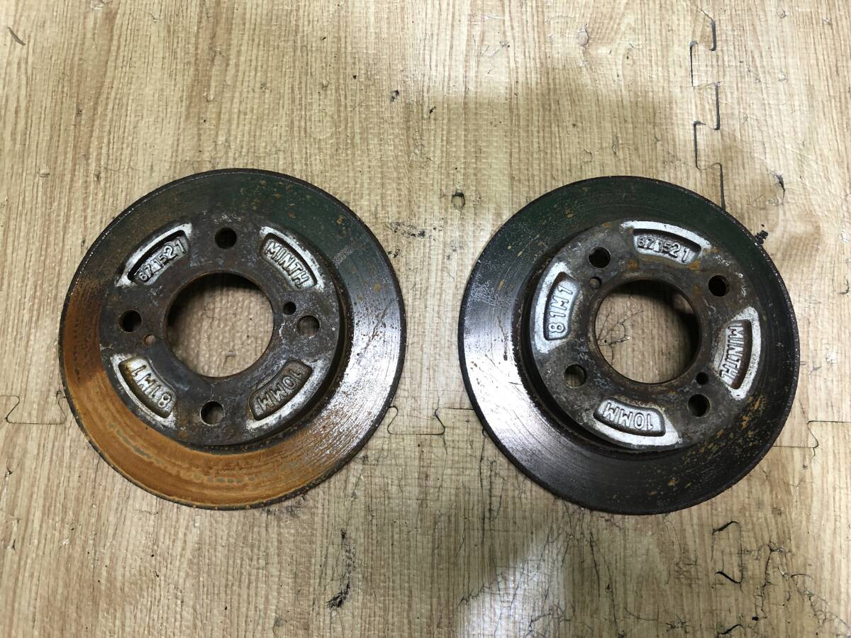 ★ワゴンR リミテッド★DBA-MH21S フロント ブレーキローター 段付き無し(左右セット)管21776 M拍卖