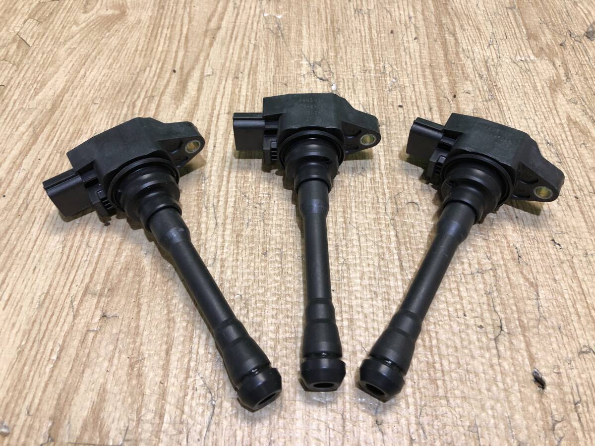 ★日産 ノート★ 純正 イグニッションコイル 点火コイル<XIC-BB06P 3本セット 管22004拍卖