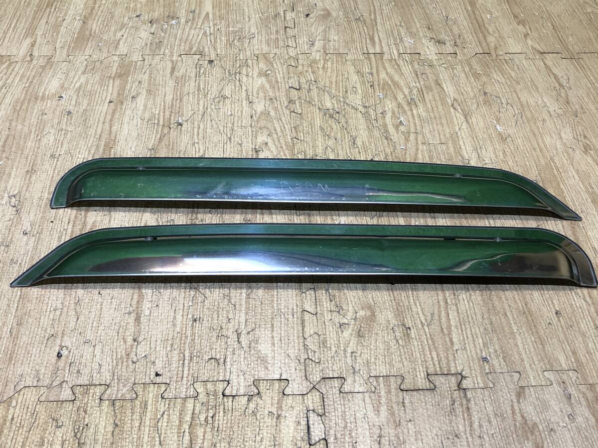 ★三菱 ミニキャブ★GD-U61T 純正 外 ドアバイザー 雨除け ステンレス製(左右セット)管22063拍卖