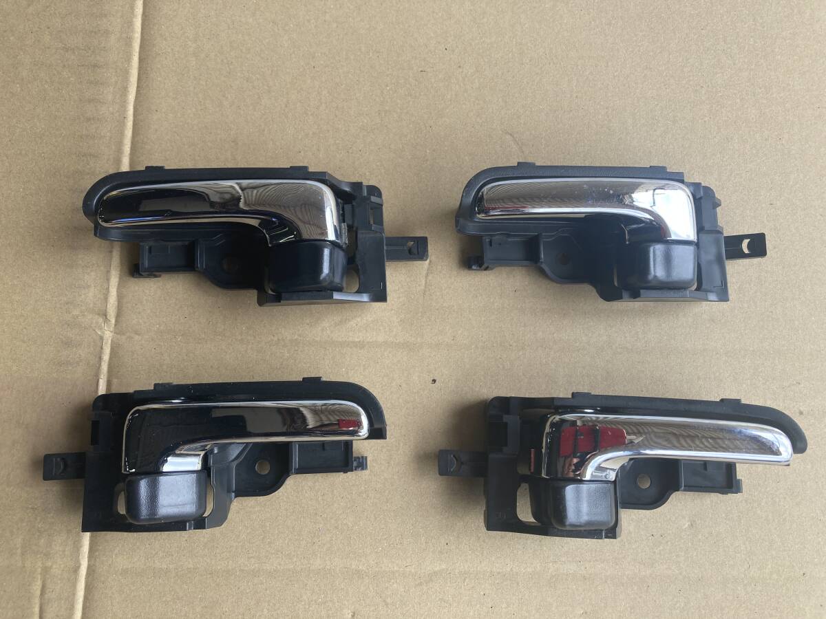 ★MOVE ムーブ ムーヴ★DBA-175S ドア インナーハンドル ハンドルレバー メッキ<全席分4個セット>管23042拍卖