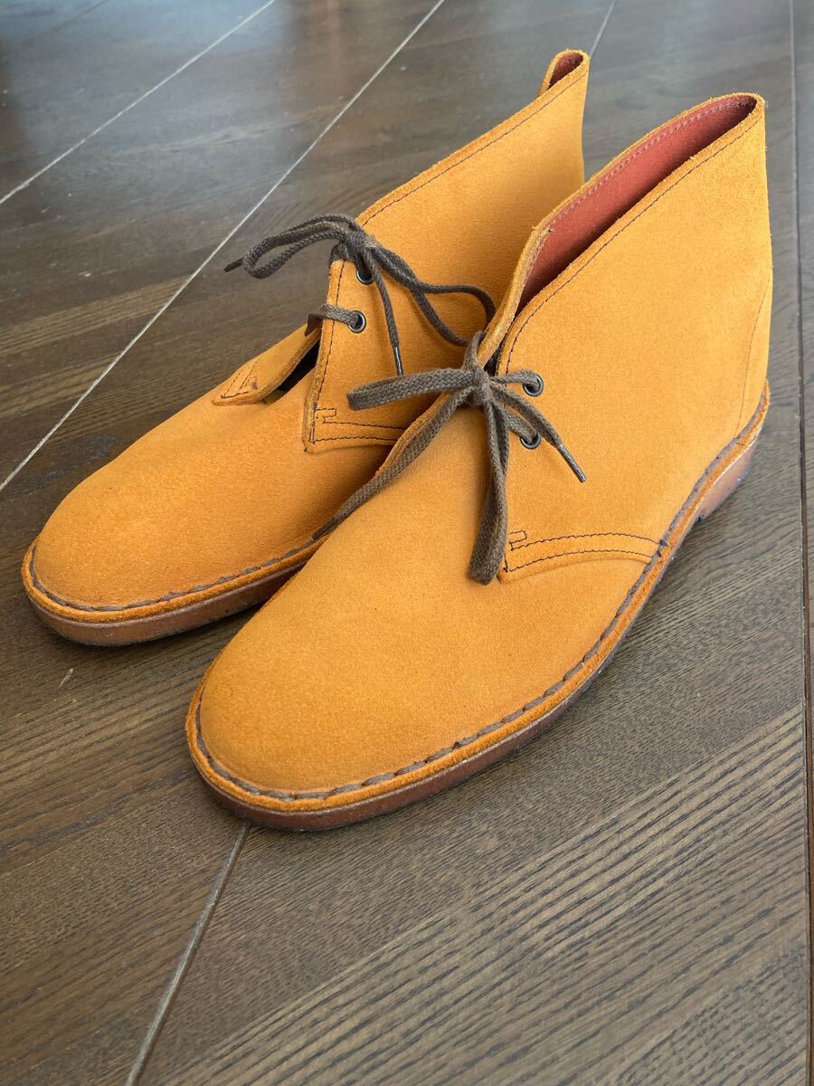 Clarks DESERT BOOT made in England クラークス デザートブーツ イングランド製 イギリス製 美品 チャッカブーツ スウェード拍卖