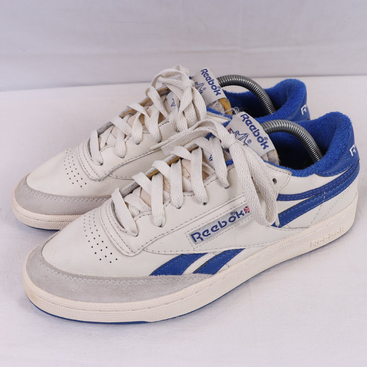 Reebok CLUB C REVENGE 27.0cm/リーボック クラブC スニーカー 白 ホワイト 青 中古 古着 メンズ et1822拍卖