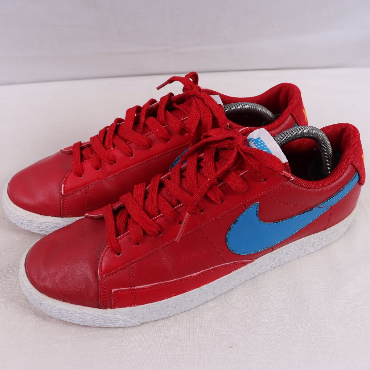 BLAZER LOW 28.0cm/NIKE ブレザー ロー ナイキ 古着 中古 赤 レッド 青 白 メンズ スニーカー xx8813拍卖