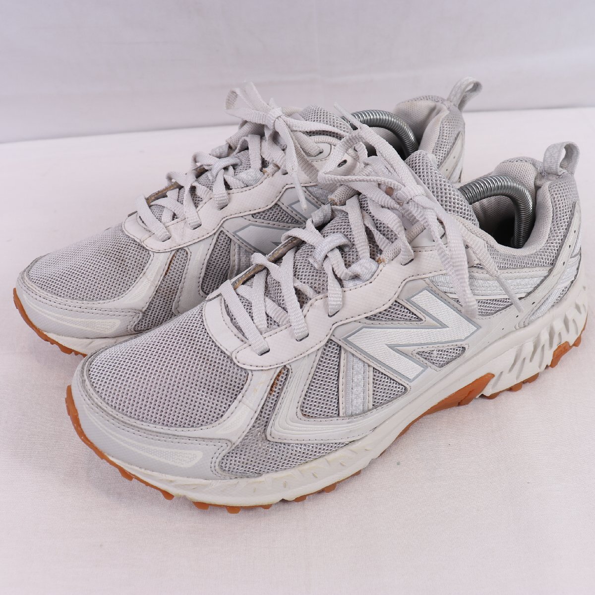 410 ニューバランス 27.0cm/New Balance グレー 灰色 中古 古着 スニーカー メンズ yy456拍卖